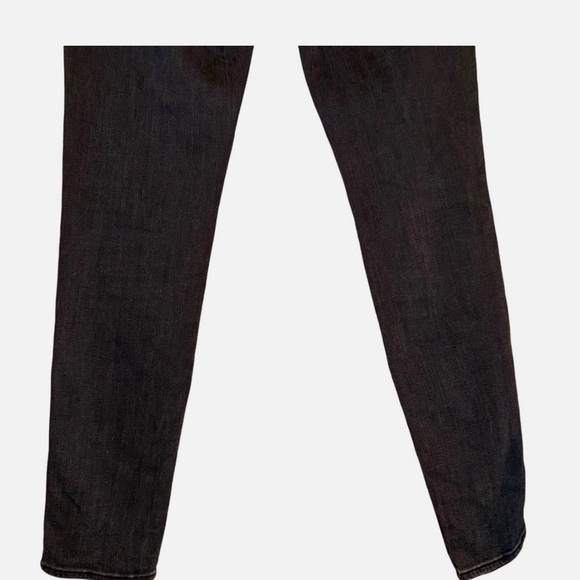 Driftwood Jeans Women's 27 Black Jackie High Rise Skinny Embroidered Snakeskin - Picture 12 of 13